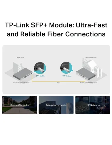TP-Link TL-SM5110-SR Módulo Transceptor SFP+ de Fibra Óptica 300M