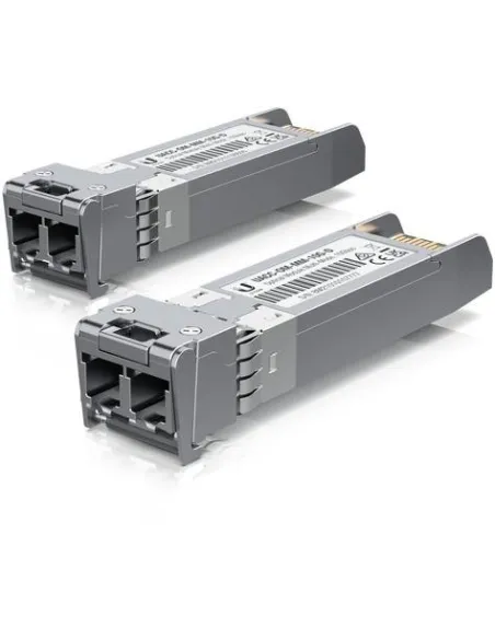 Ubiquiti UACC-OM-MM-10G-D-2 Módulo Transceptor SFP de Fibra Óptica 300M 2 Unidades