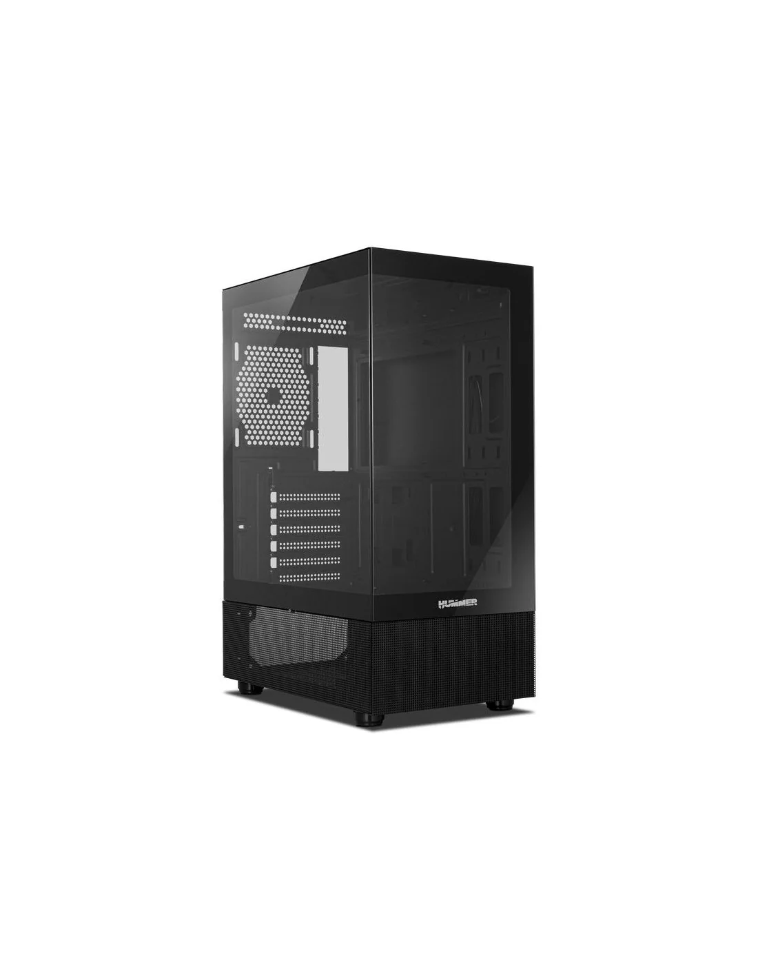 Nox Hummer Vision Midi Tower Cristal Templado USB 3.0 Negra