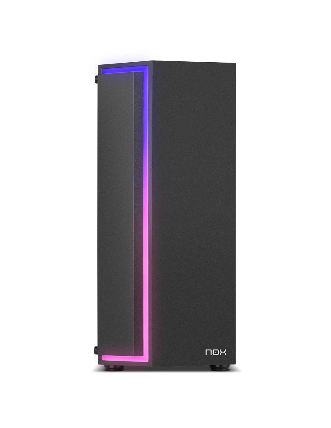 NOX Infinity Gamma Cristal Templado USB 3.0 ARGB Negra