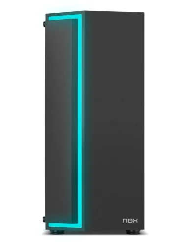 NOX Infinity Gamma Cristal Templado USB 3.0 ARGB Negra