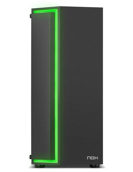 NOX Infinity Gamma Cristal Templado USB 3.0 ARGB Negra