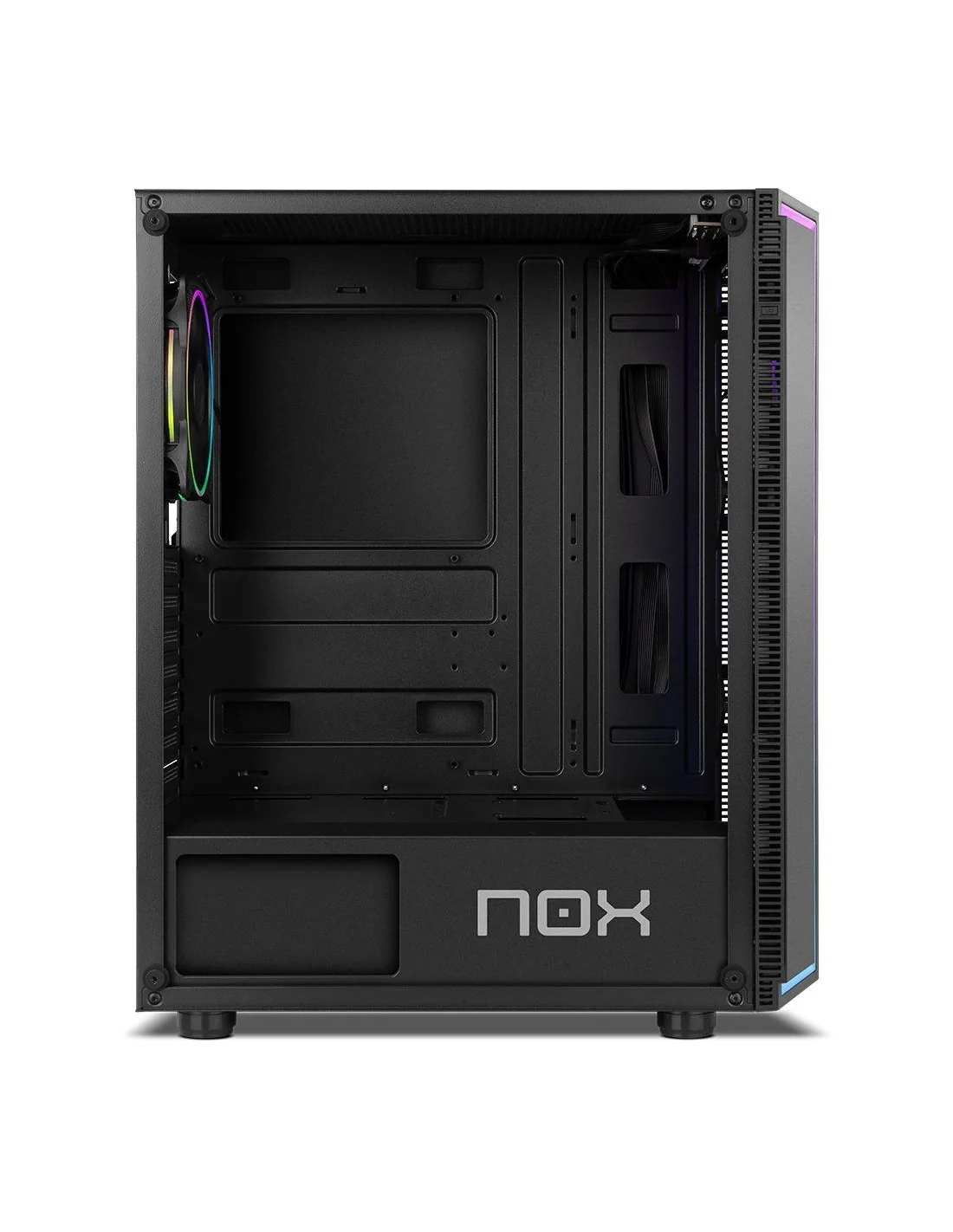 NOX Infinity Gamma Cristal Templado USB 3.0 ARGB Negra