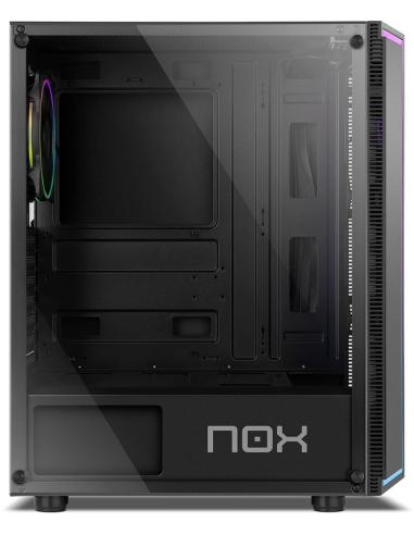 NOX Infinity Gamma Cristal Templado USB 3.0 ARGB Negra
