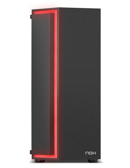 NOX Infinity Gamma Cristal Templado USB 3.0 ARGB Negra