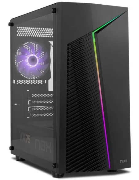 Nox Infinity Zeta ARGB M-ATX Cristal Templado USB 3.0 Negra