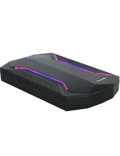 TooQ TQE-2599RGB Caja Externa 2.5" SATA3 USB 3.2 LEDs RGB Negra-CAJA55618