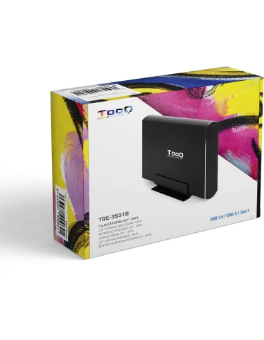 Tooq TQE-3531B Caja Externa 3.5" SATA3 USB 3.2 Negra