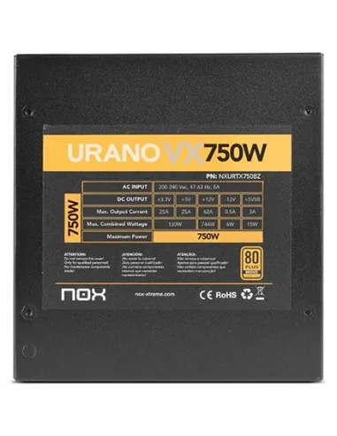 Nox Urano VX 750W 80+ Bronze