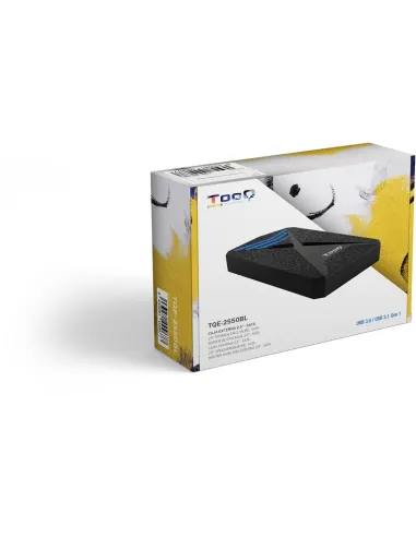 TooQ TQE-2550BL Caja Externa Gaming 2.5" SATA3 USB 3.2 Azul
