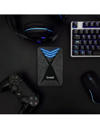 TooQ TQE-2550BL Caja Externa Gaming 2.5" SATA3 USB 3.2 Azul