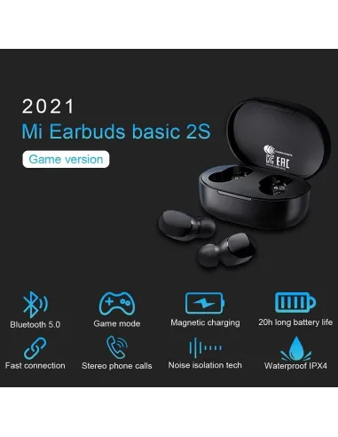 Xiaomi Mi True Wireless Earbuds Basic 2S Negros