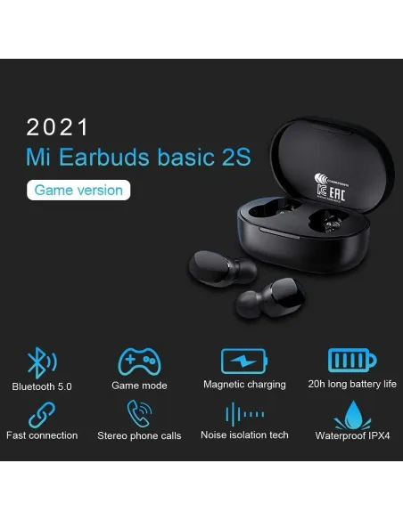 Xiaomi Mi True Wireless Earbuds Basic 2S Negros