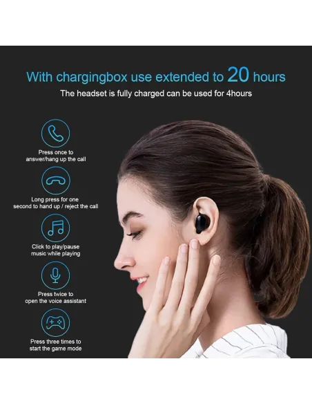 Xiaomi Mi True Wireless Earbuds Basic 2S Negros