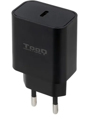 TooQ TQWC-PDUSBC20B Cargador de Pared Universal USB-C 20W Negro