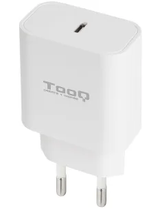 TooQ TQWC-PDUSBC20W Cargador de Pared Universal USB-C 20W Blanco-ADAP57617