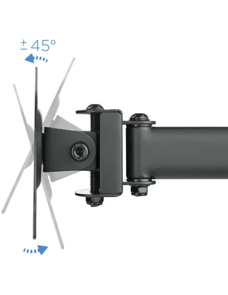 TooQ DB1327TN-B Soporte de Mesa Monitor 3 Brazos 13"-27" Máx. 8Kg Negro