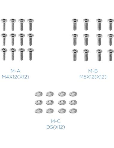 TooQ DB1327TN-B Soporte de Mesa Monitor 3 Brazos 13"-27" Máx. 8Kg Negro