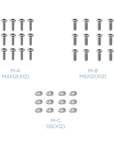 TooQ DB1327TN-B Soporte de Mesa Monitor 3 Brazos 13"-27" Máx. 8Kg Negro