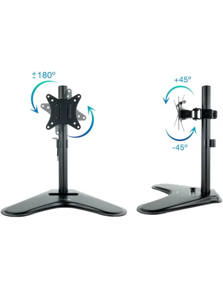 TooQ DB1701TN-B Soporte de Mesa Inclinable/Giratorio para Monitor 17"-32" Máx. 9Kg Negro