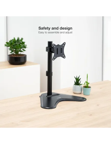 TooQ DB1701TN-B Soporte de Mesa Inclinable/Giratorio para Monitor 17"-32" Máx. 9Kg Negro