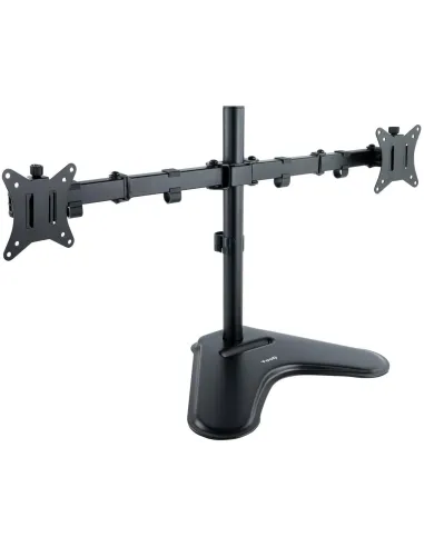 TooQ DB1702TN-B Soporte de Mesa Doble Brazo Inclinable Giratorio para Monitor 17"-32" Máx. 9Kg Negro