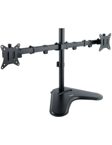TooQ DB1702TN-B Soporte de Mesa Doble Brazo Inclinable Giratorio para Monitor 17"-32" Máx. 9Kg Negro