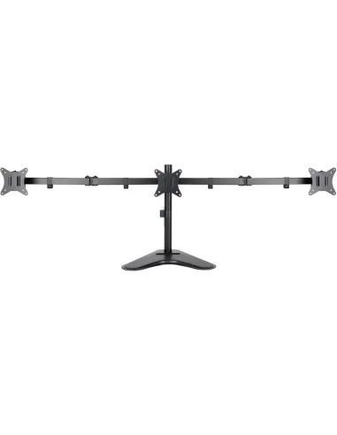 TooQ DB1704TN-B Soporte de Mesa para 3 Pantallas 17"-27" Máx. 21Kg Negro