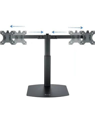 TooQ DB1727TN-B Soporte de Mesa de 2 Brazos Monitor/TV 17"-27" 6Kg por Brazo Negro