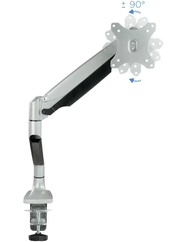 TooQ DB3032TNR-S Soporte Monitor Giratorio e Inclinable para Pantallas 13"-32" Máx. 9Kg Gris