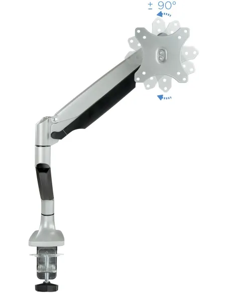 TooQ DB3032TNR-S Soporte Monitor Giratorio e Inclinable para Pantallas 13"-32" Máx. 9Kg Gris