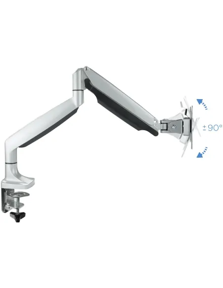 TooQ DB3032TNR-S Soporte Monitor Giratorio e Inclinable para Pantallas 13"-32" Máx. 9Kg Gris