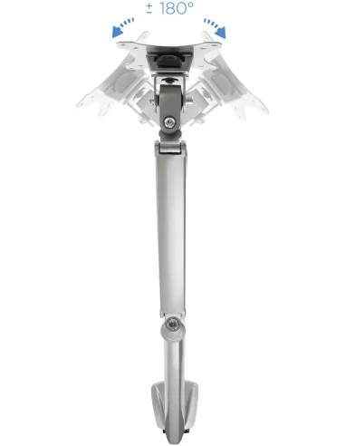 TooQ DB3032TNR-S Soporte Monitor Giratorio e Inclinable para Pantallas 13"-32" Máx. 9Kg Gris