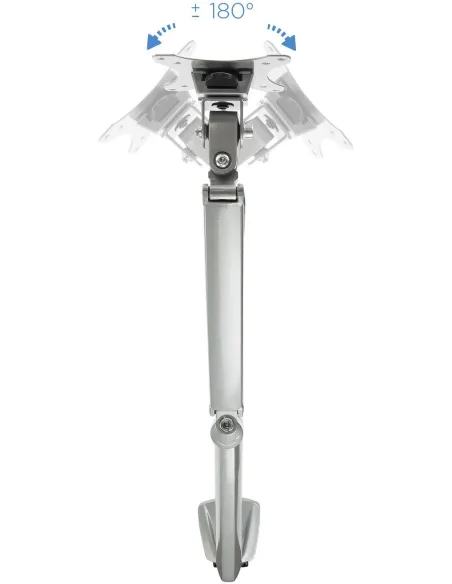 TooQ DB3032TNR-S Soporte Monitor Giratorio e Inclinable para Pantallas 13"-32" Máx. 9Kg Gris