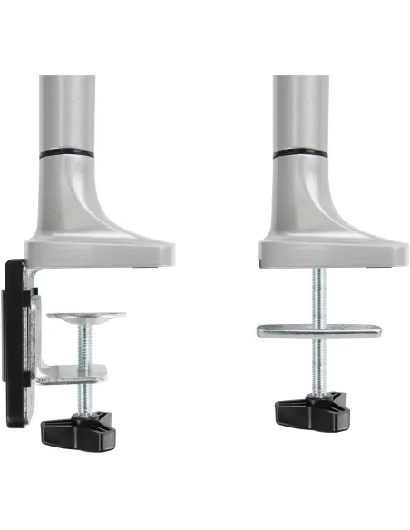 TooQ DB3132TNR-S Soporte Monitor Giratorio de 2 Brazos para Pantallas 13"-32" Máx. 18 Kg Gris