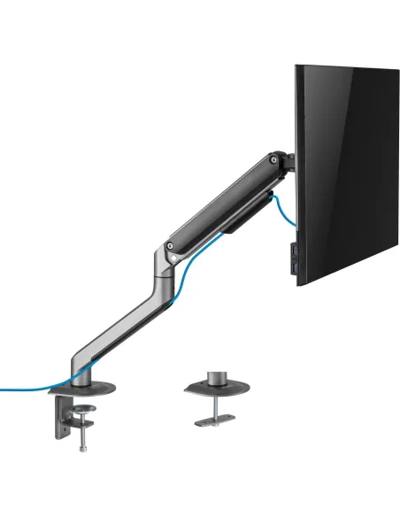 TooQ DB4032TNR-G Soporte de Mesa para Monitor/TV 17"-32" Máx. 9Kg Negro