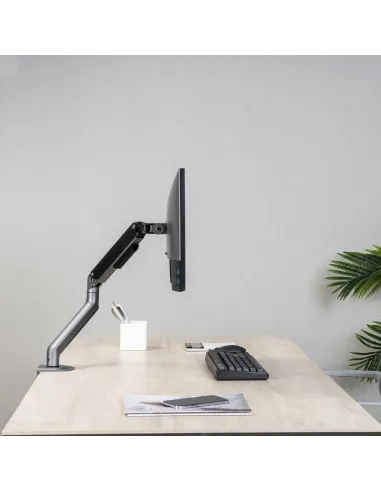 TooQ DB4032TNR-G Soporte de Mesa para Monitor/TV 17"-32" Máx. 9Kg Negro