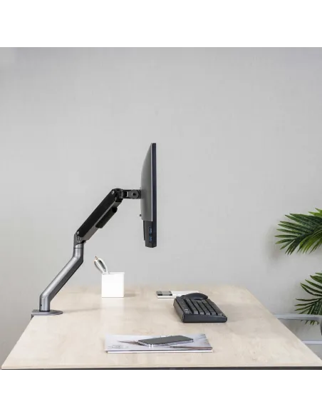 TooQ DB4032TNR-G Soporte de Mesa para Monitor/TV 17"-32" Máx. 9Kg Negro