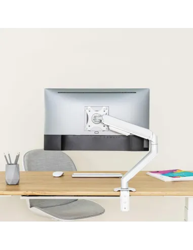 TooQ DB4032TNR-W Soporte Mesa Giratorio/Inclinable Monitor/TV 17"-32" Máx. 9Kg Blanco