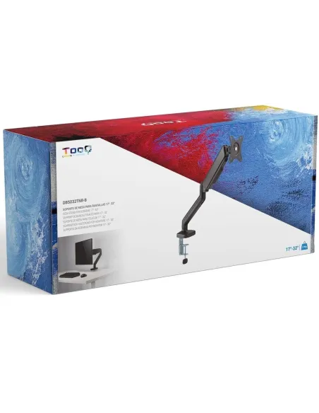 TooQ DB5032TNR-B Soporte de Mesa para Monitor 17"-32" Máx. 9 Kg Negro
