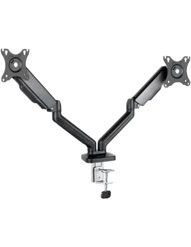 TooQ DB5132TNR-B Soporte de Mesa para 2 Pantallas 17"-32" Máx. 9Kg Negro