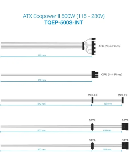 TooQ TQEP-500S-INT 500W