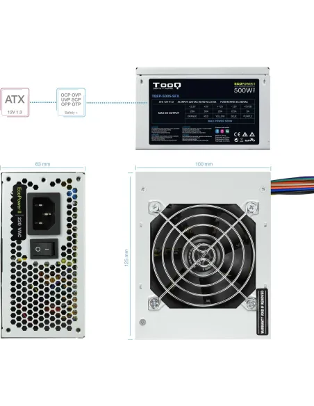 TooQ TQEP-500S-SFX 500W SFX