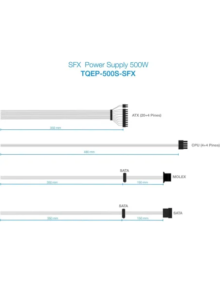 TooQ TQEP-500S-SFX 500W SFX
