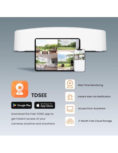 Tenda N6P-4H Videograbador 4K PoE