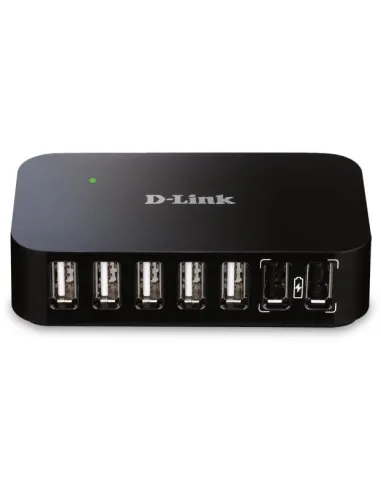 D-Link DUB-H7 Hub USB-A/USB-B 7 Puertos Negro