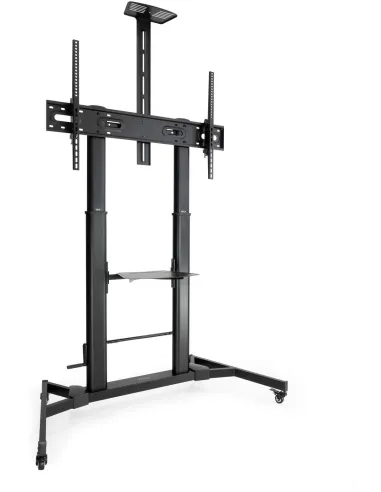 TooQ FS20400M-B Soporte de Suelo con Ruedas para Pantallas de 60"-100" Máx. 100Kg Negro