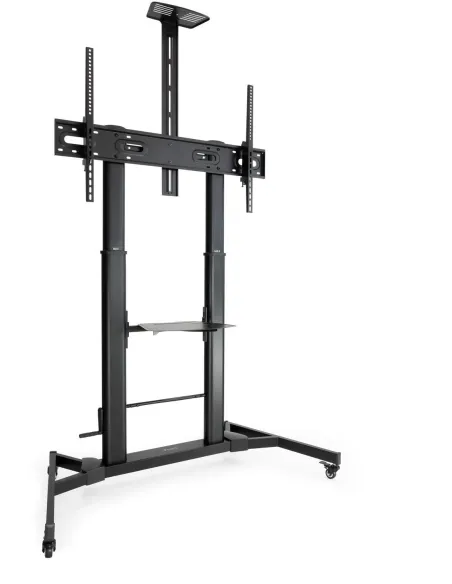 TooQ FS20400M-B Soporte de Suelo con Ruedas para Pantallas de 60"-100" Máx. 100Kg Negro