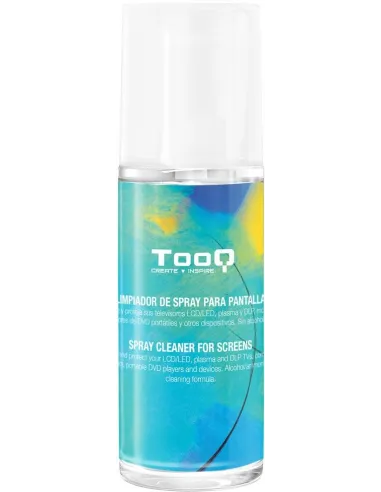 TooQ TQSC0016 Kit Limpiador de Pantallas Spray 150ml + Paño Microfibra