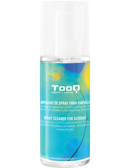 TooQ TQSC0016 Kit Limpiador de Pantallas Spray 150ml + Paño Microfibra